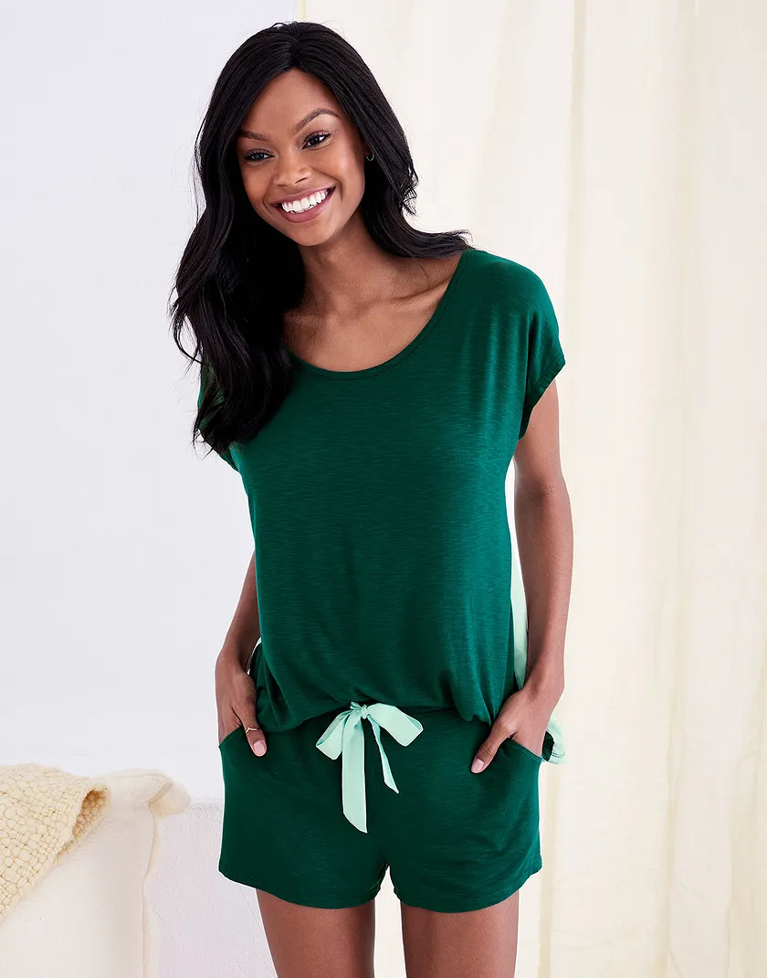 Katherine Dark Green sleepwear bundle Model 2