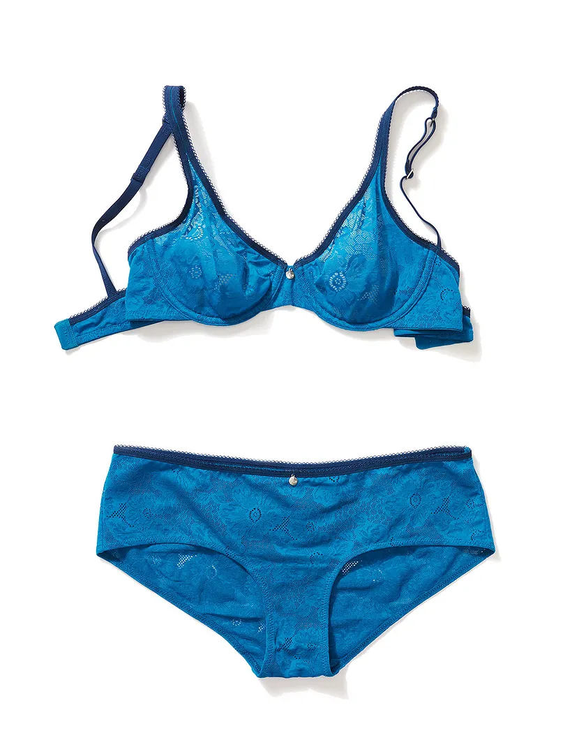 Celestine Dark Blue 3 Unlined bra bundle Still 1