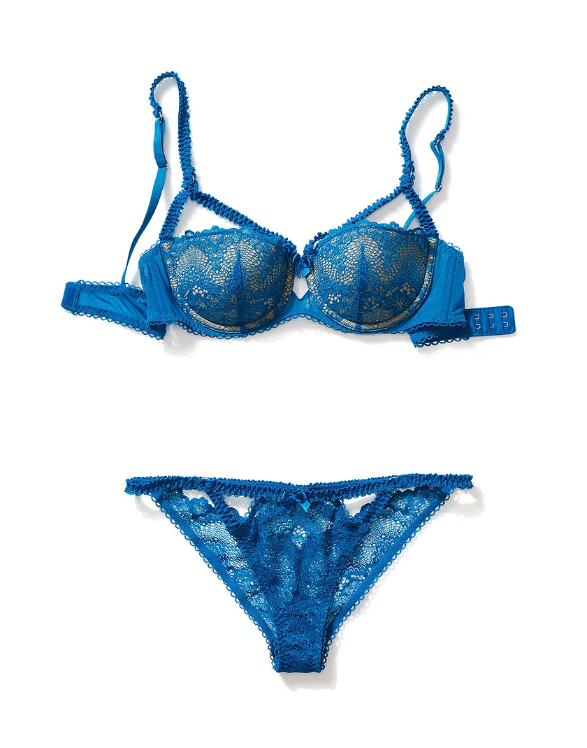 Kimmy Dark Blue Push Up bra and panty bundle Still 2