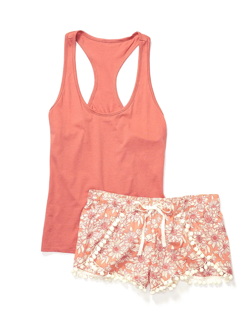 Salome Floral Orange sleepwear bundle Still 3