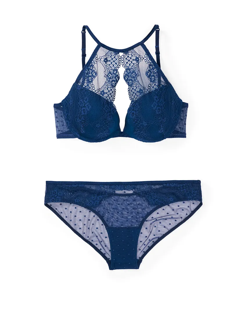 Uniqla Dark Blue 4 Push Up bra bundle Still 2