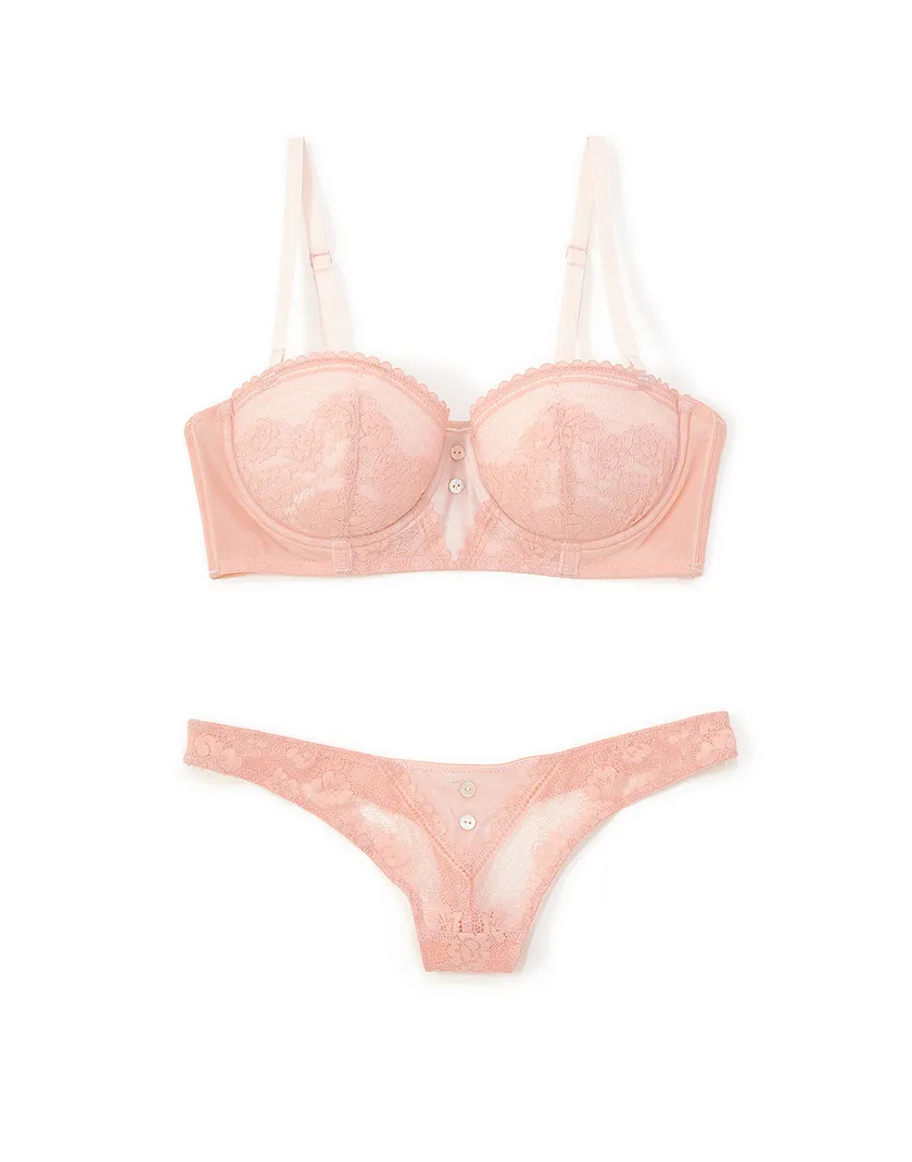 Lilyana Medium Pink 3 Push Up bra bundle Still 1