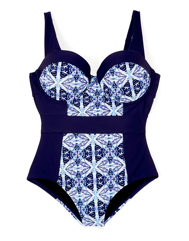 Liandra Borderline Batik C1 Plus Lightly Lined swimwear bundle Still 1