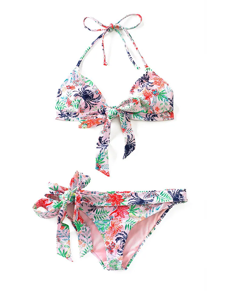 Naari Tropical Pink Push Up swimwear bundle Still 1