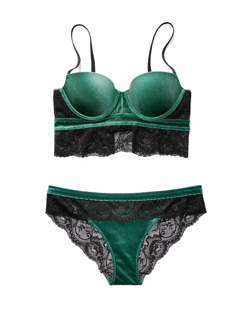 Eabha Dark Green 2 Push Up bra bundle Still 1
