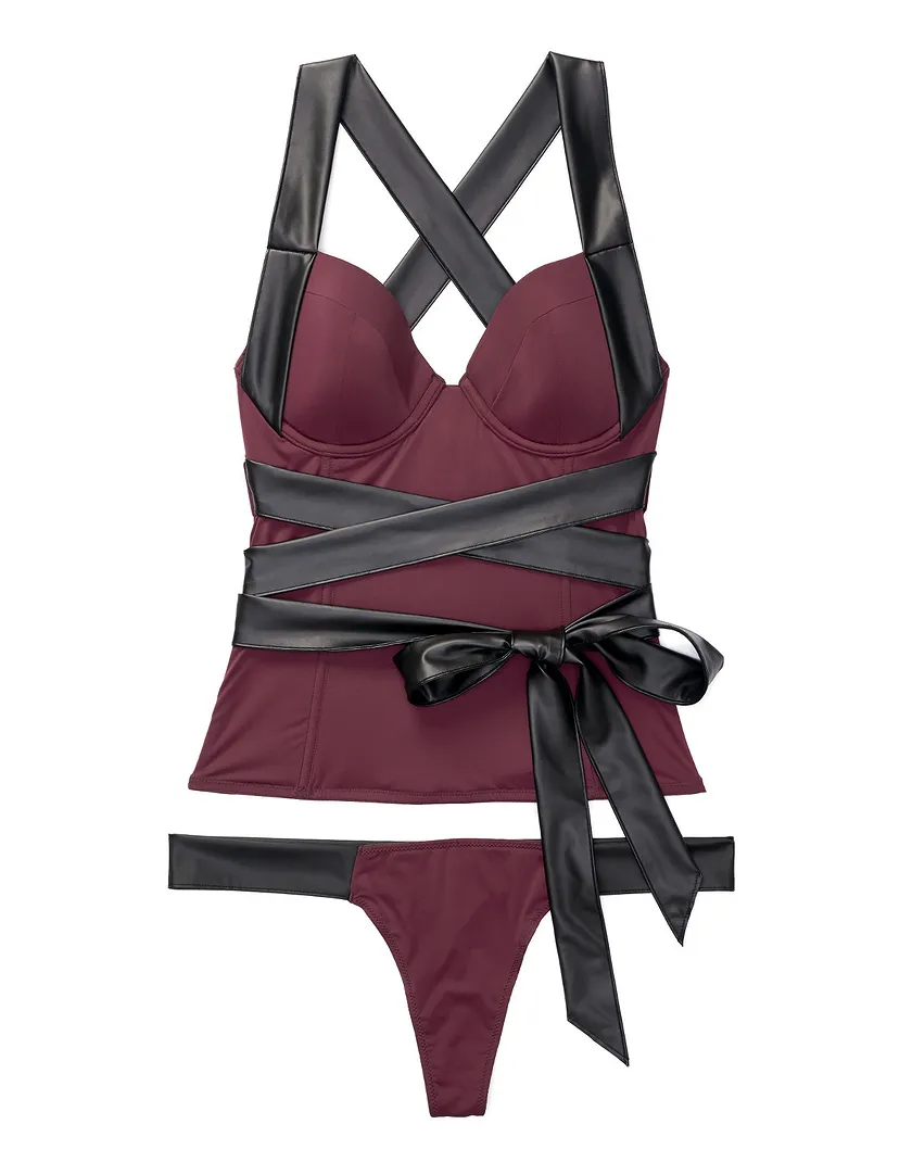Cytha Dark Brown 2 Contour corset bundle Still 1