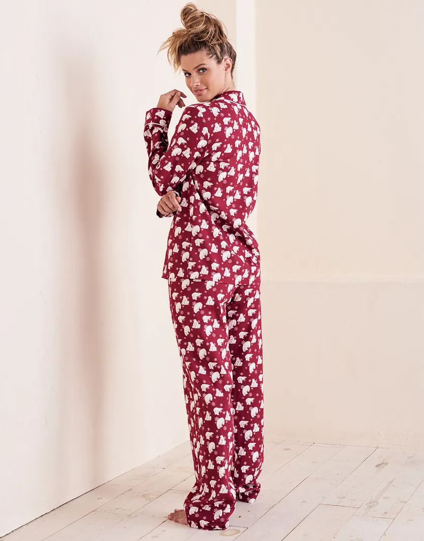 Chafia Convo Red sleepwear bundle Model 6