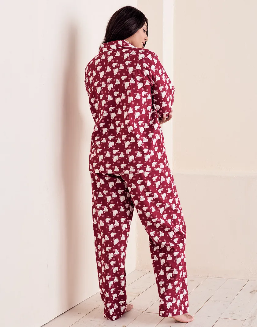 Chafia Convo Red Plus sleepwear bundle Model 5