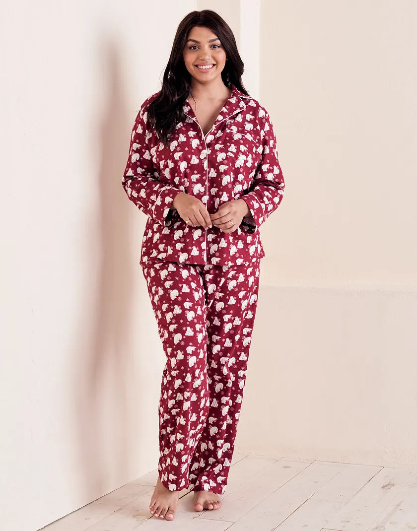 Chafia Convo Red Plus sleepwear bundle Model 2