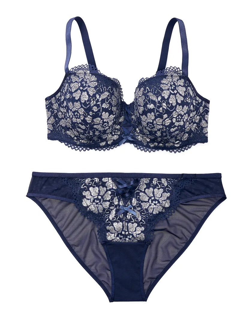 Danny Dark Blue 2 Lightly Lined bra bundle Still 1