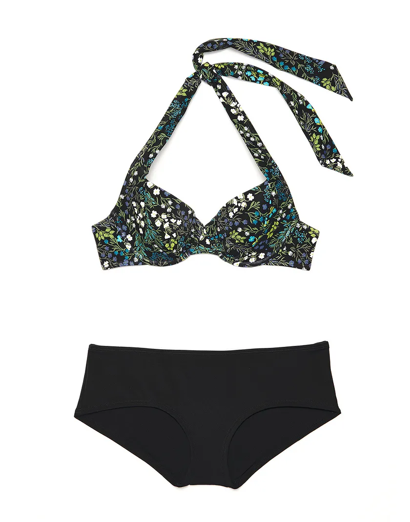 Karolyn Ditsy Black 2 Lightly Lined swimwear bundle Still 3