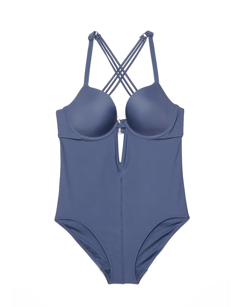 Evie Dark Blue Plus Contour swimwear bundle Still 2