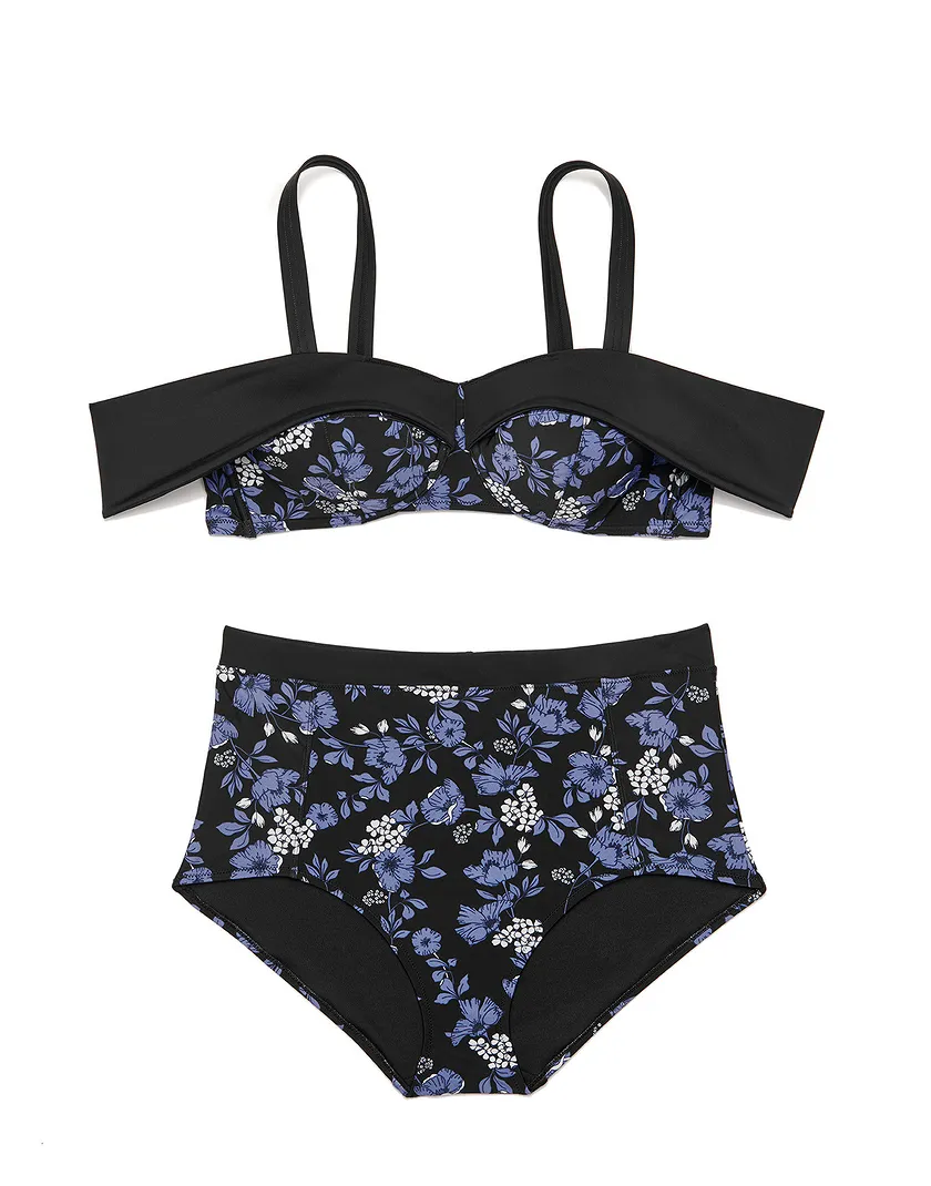 Baylie Floral Black 2 Contour swimwear bundle Still 2