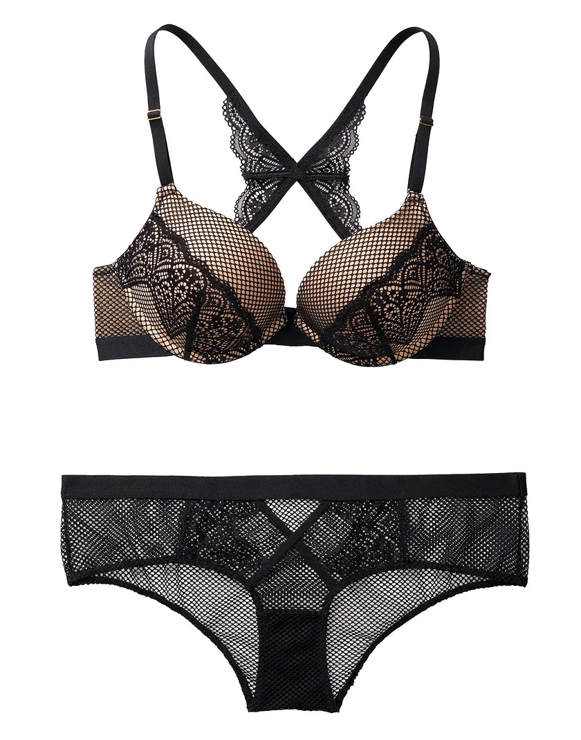 Galiene Black 2 Add 2 Cups bra bundle Still 1