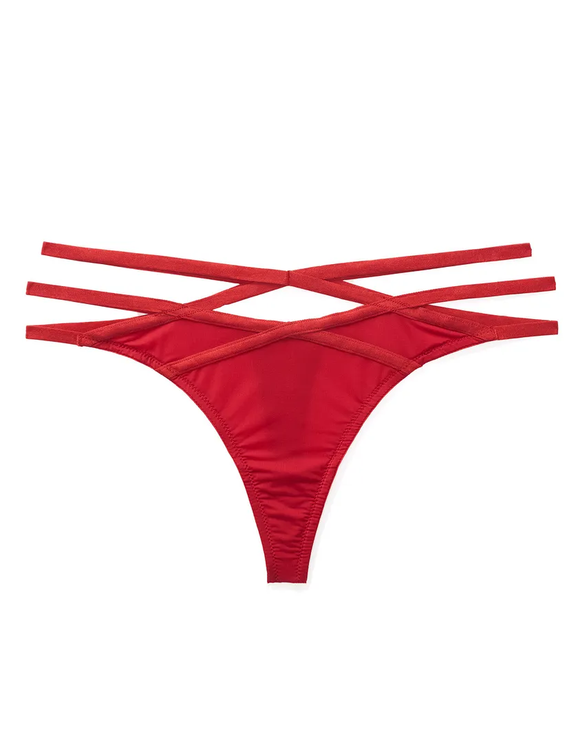 Arla Thong Dark Red panty bundle Still 3