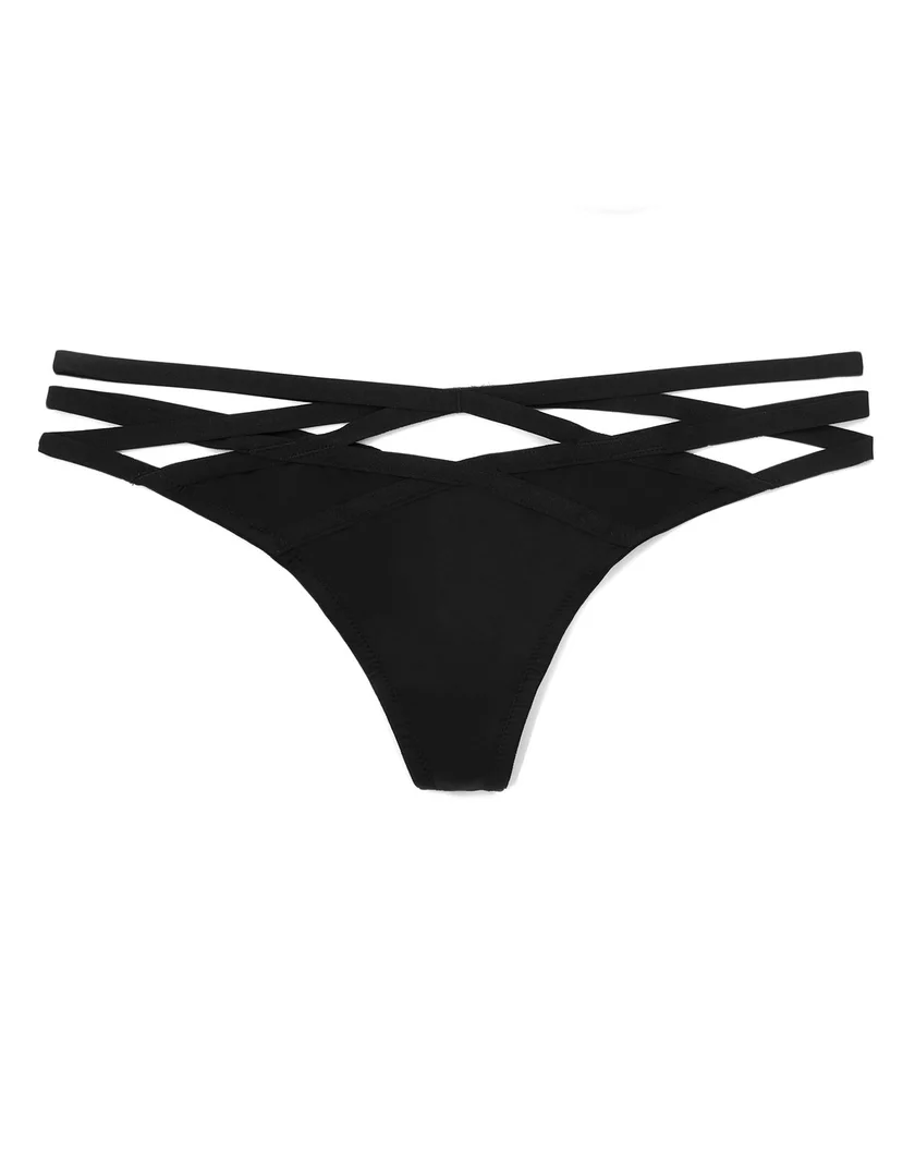 Arla Thong Black panty bundle Still 3