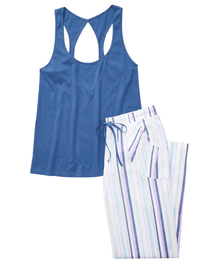 Linda Dark Blue sleepwear bundle Still 3