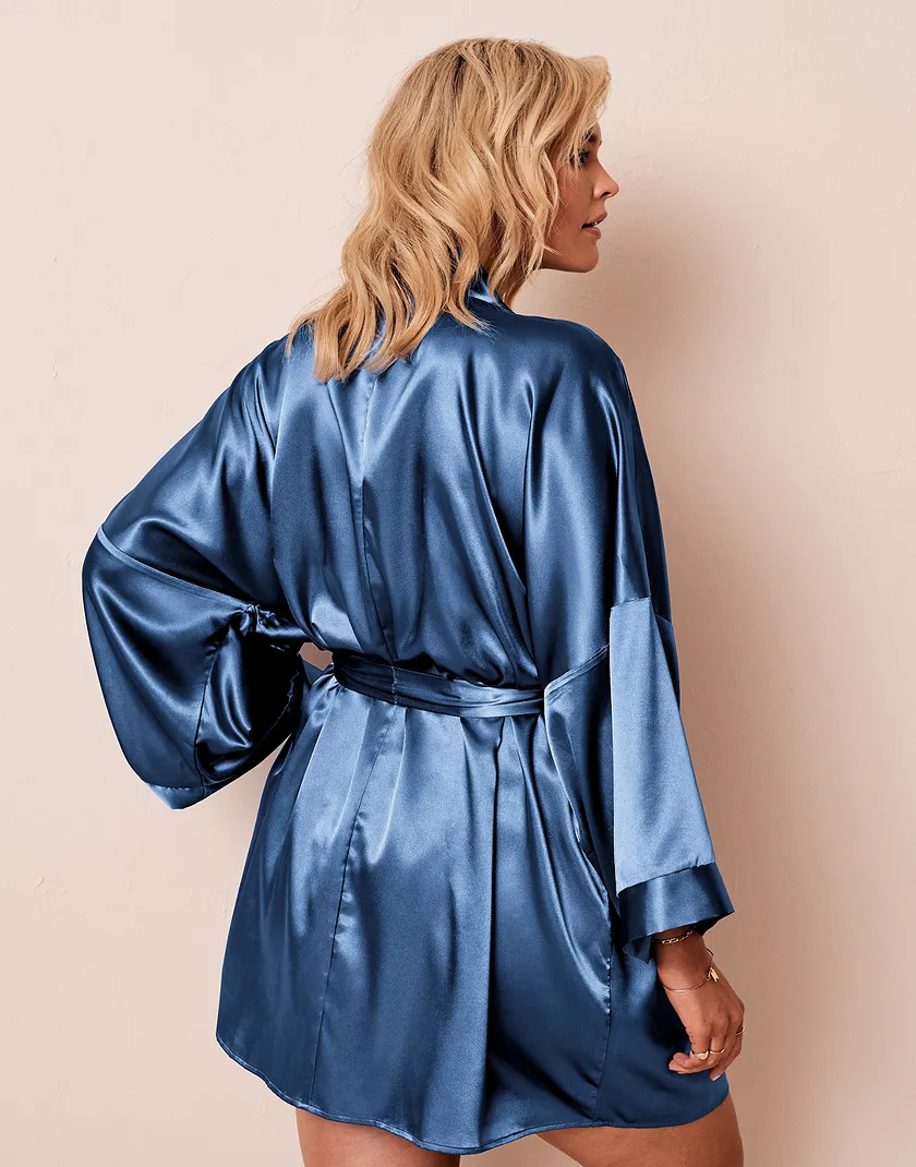 Romina Dark Blue Plus sleepwear bundle Model 4