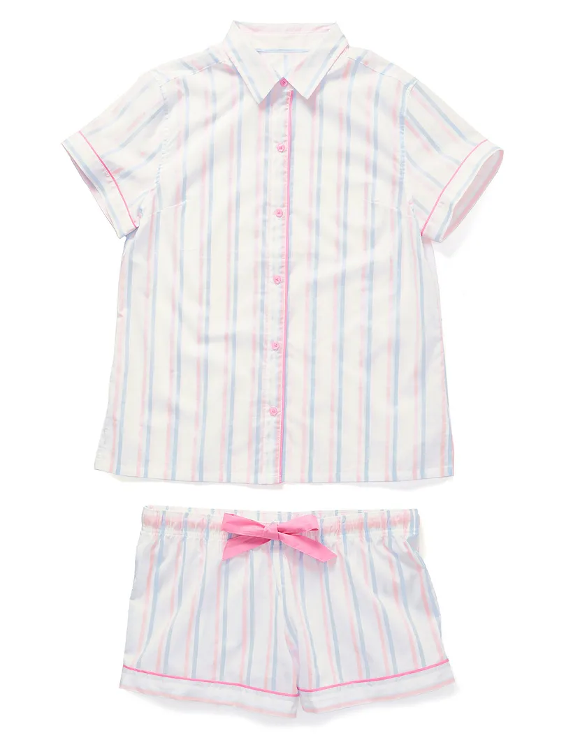 Ajaccia Stripe White Plus sleepwear bundle Still 1