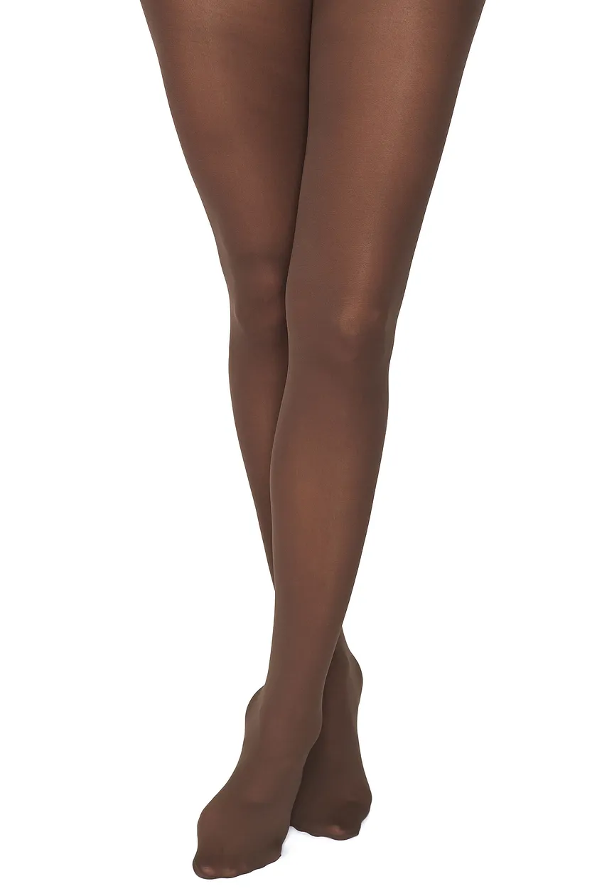 Mireille Brown 2 legwear bundle Model 3