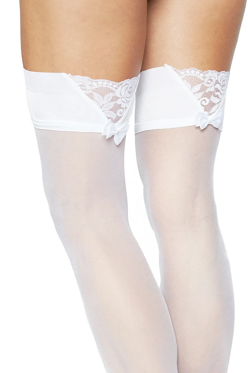 First Dance White legwear bundle Model 2