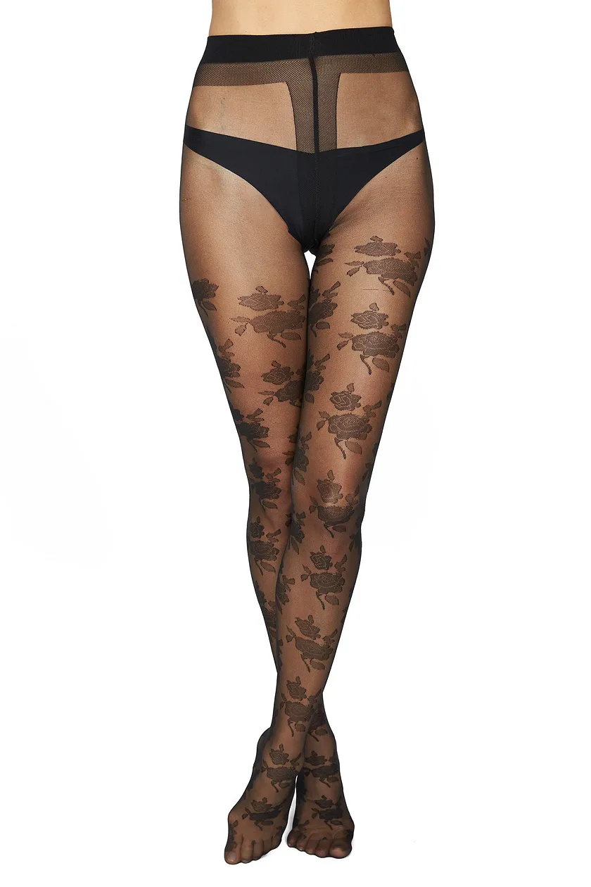 Rosette Black legwear bundle Model 2