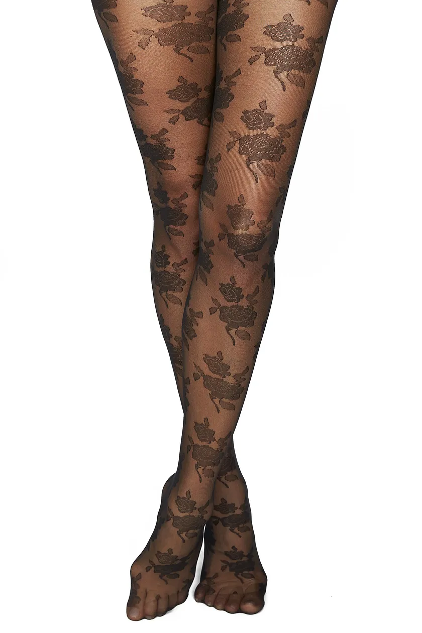 Rosette Black legwear bundle Model 4