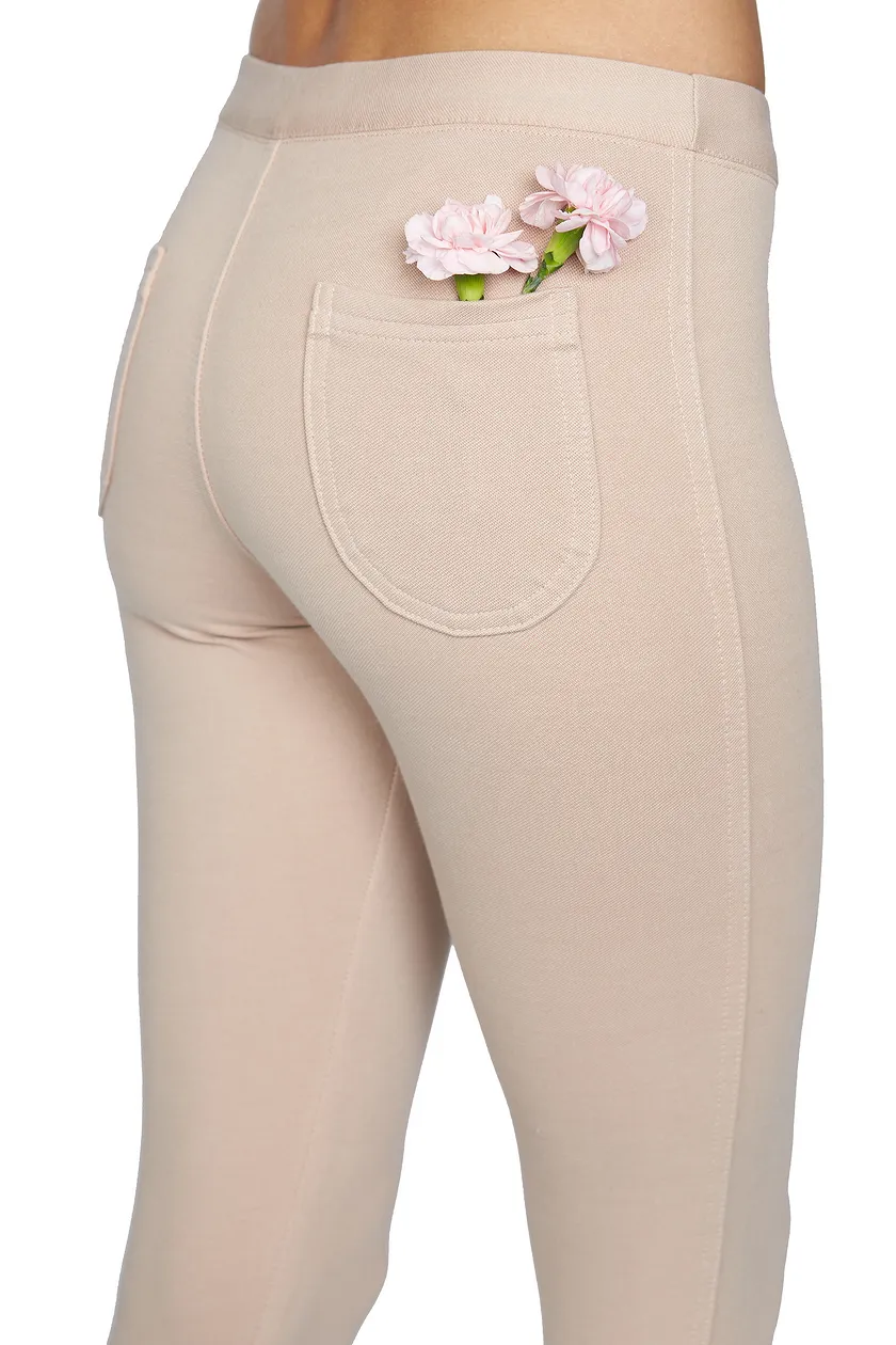Hanka Beige legwear bundle Model 2