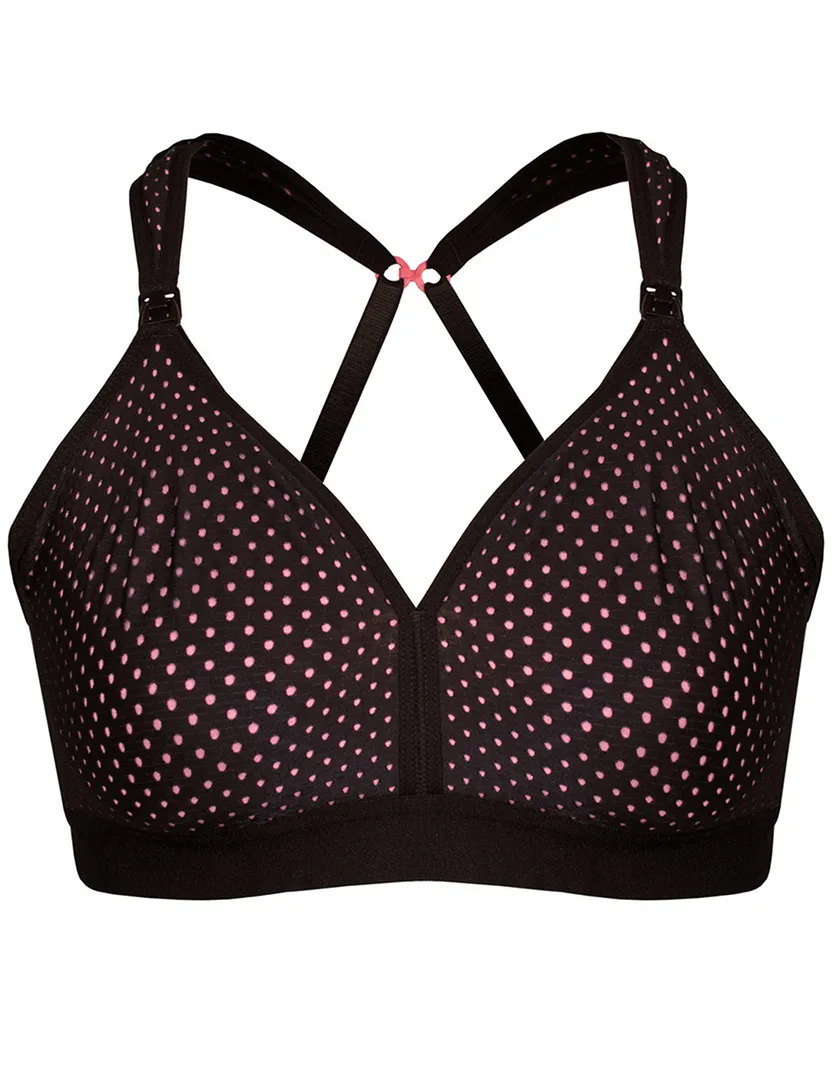 Sporty Mesh Black Unlined bra bundle Model 5