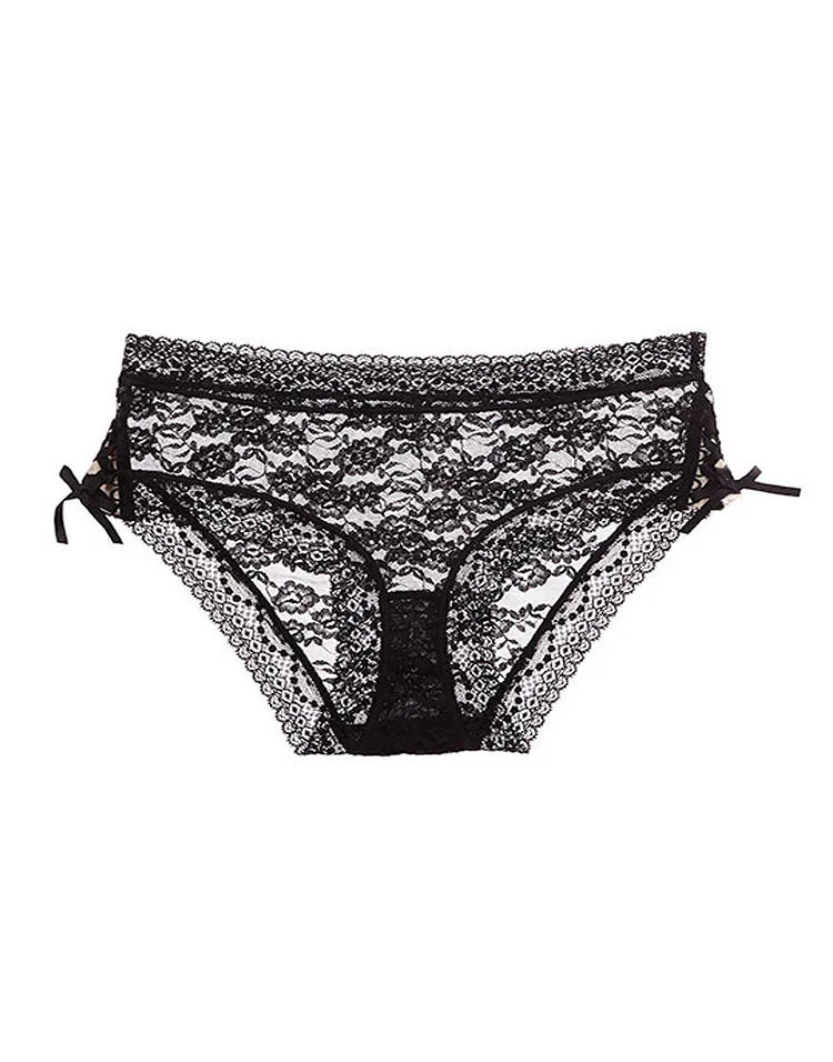 Lorainne Hipster Black panty bundle Model 1