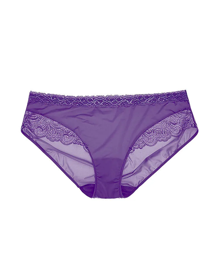 Allison Hipster Dark Purple panty bundle Model 1