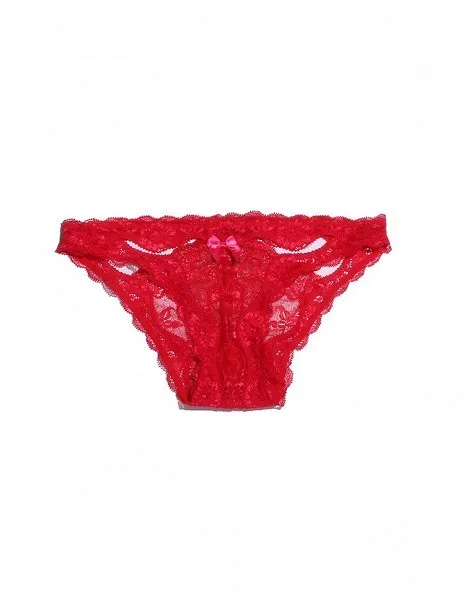 Jovena Bikini Dark Red panty bundle Model 1