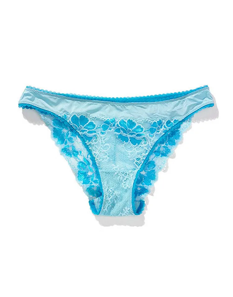 Brooke Cheeky Medium Blue panty bundle Model 1
