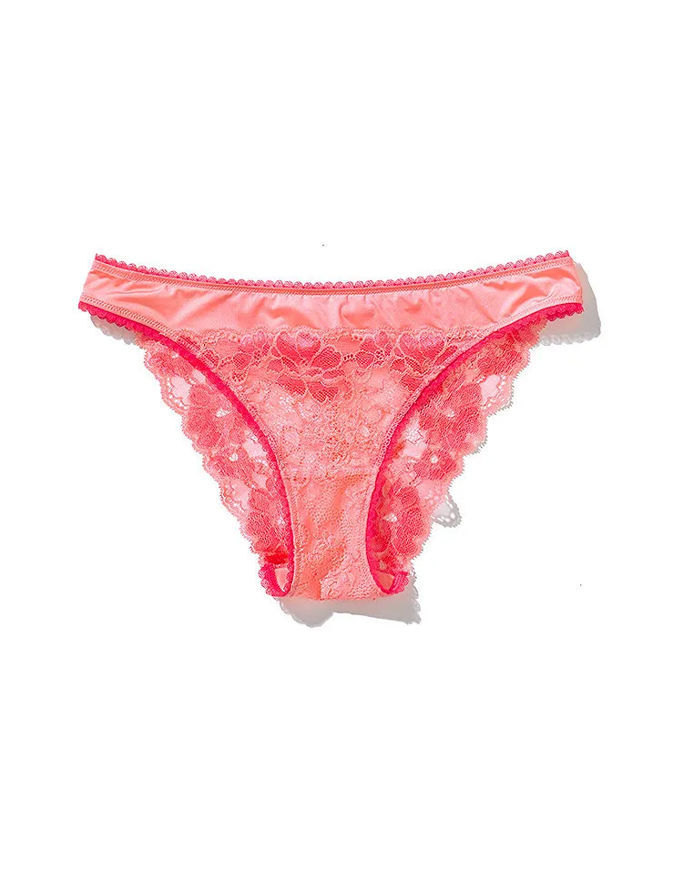 Brooke Cheeky Medium Pink panty bundle Model 1