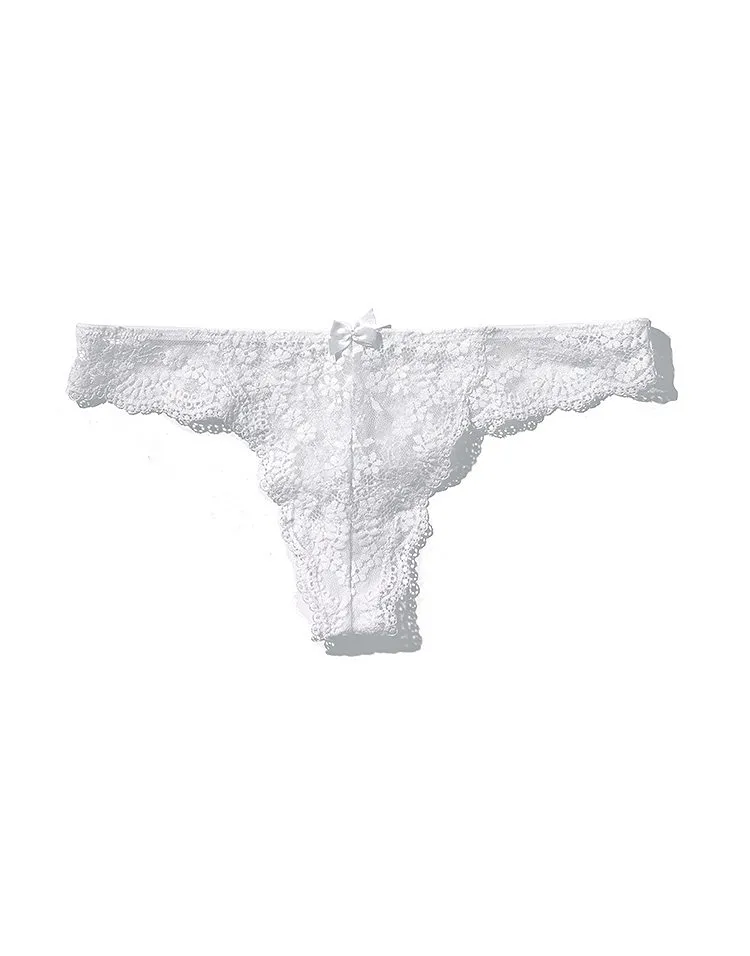 Eleanora Thong White panty bundle Model 1