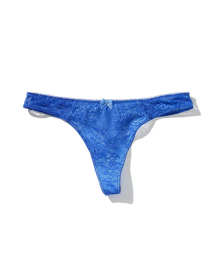 Brionna Thong Medium Blue panty bundle Model 1