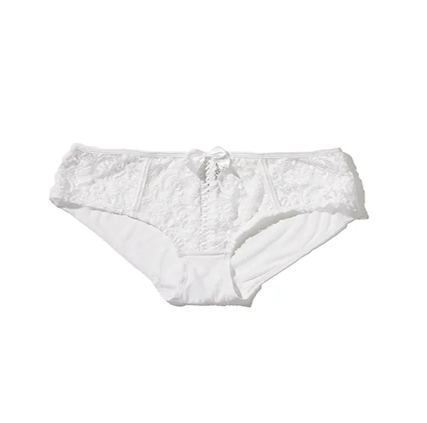 Julie Hipster White 2 panty bundle Model 1