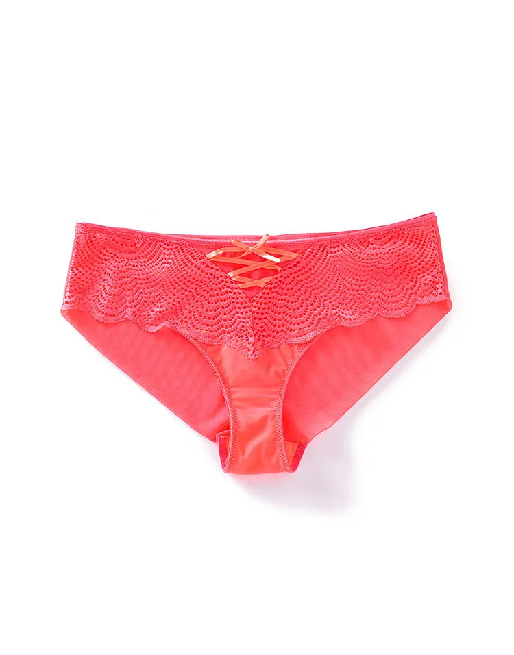 Kristine Hipster Medium Orange panty bundle Model 1