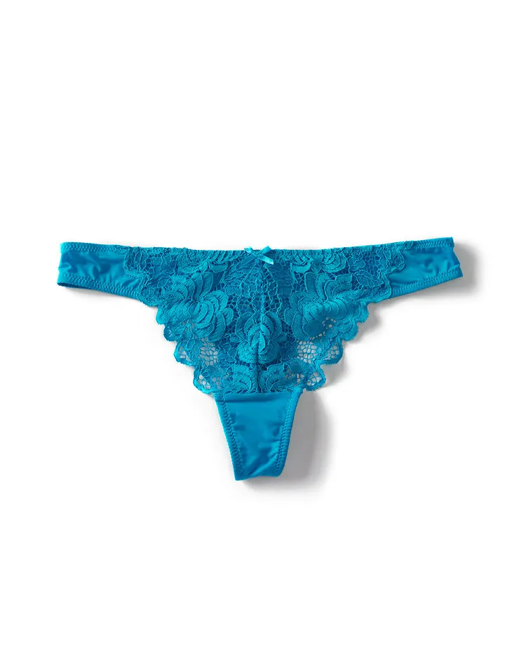 Penny Thong Dark Blue panty bundle Model 1