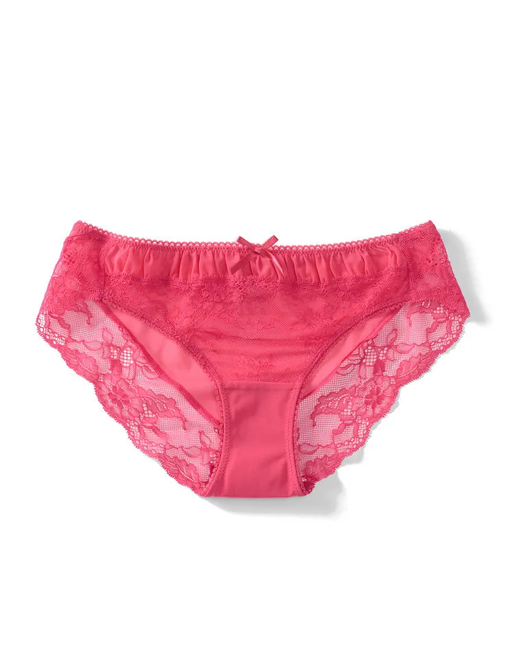 Florence Bikini Dark Pink panty bundle Model 1