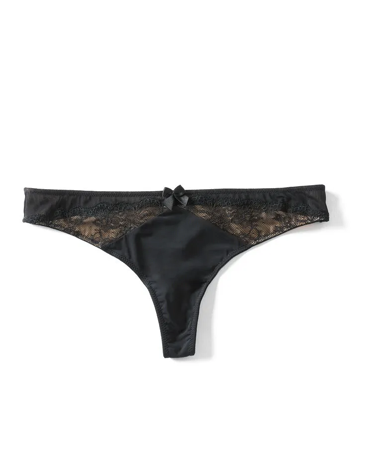 Mirianne Thong Black 2 panty bundle Model 1