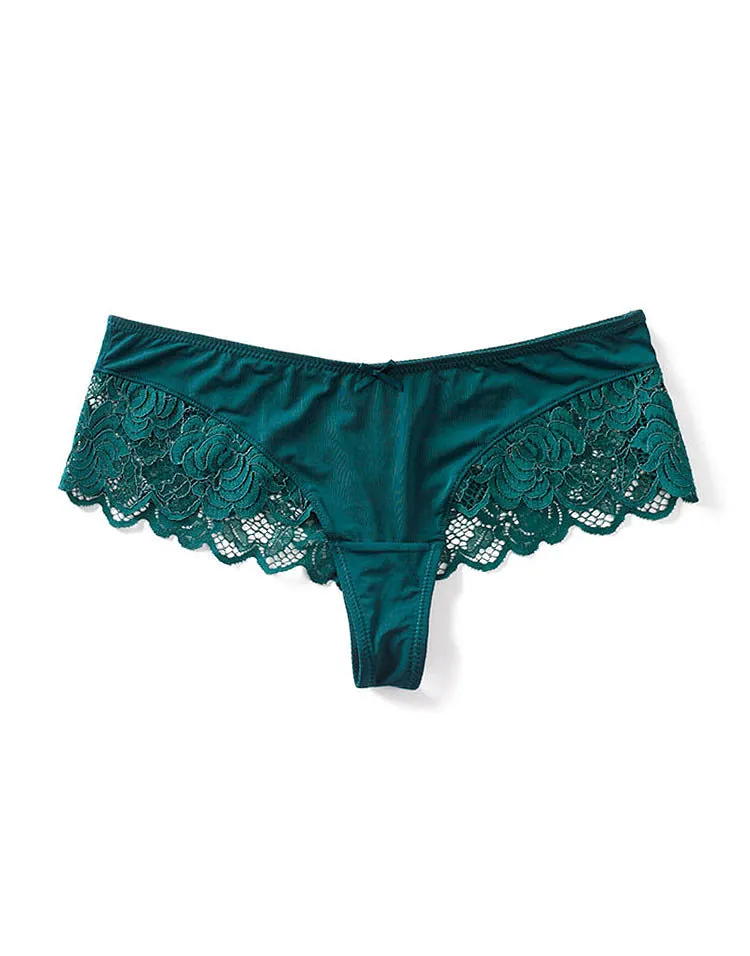 Penny Hipster Dark Green panty bundle Model 1