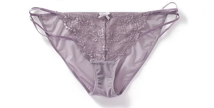 Abela Bikini Dark Purple 2 panty bundle Model 1