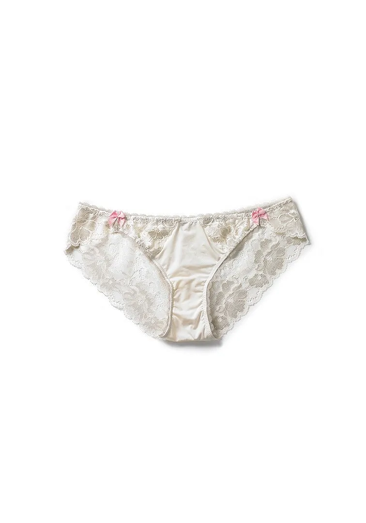 Talma Bikini White 2 panty bundle Model 1