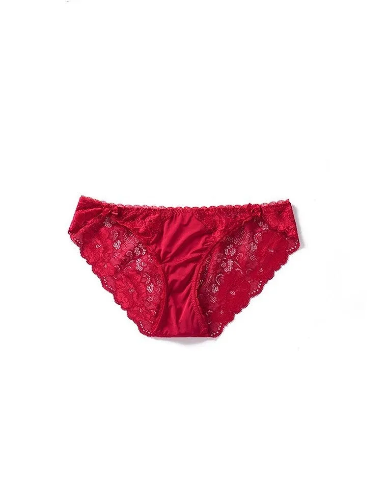 Lidia Bikini Dark Red panty bundle Model 1