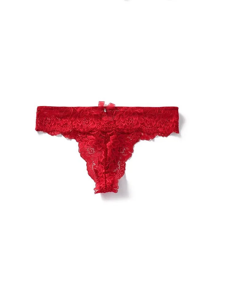 Quinn Thong Dark Red panty bundle Model 1