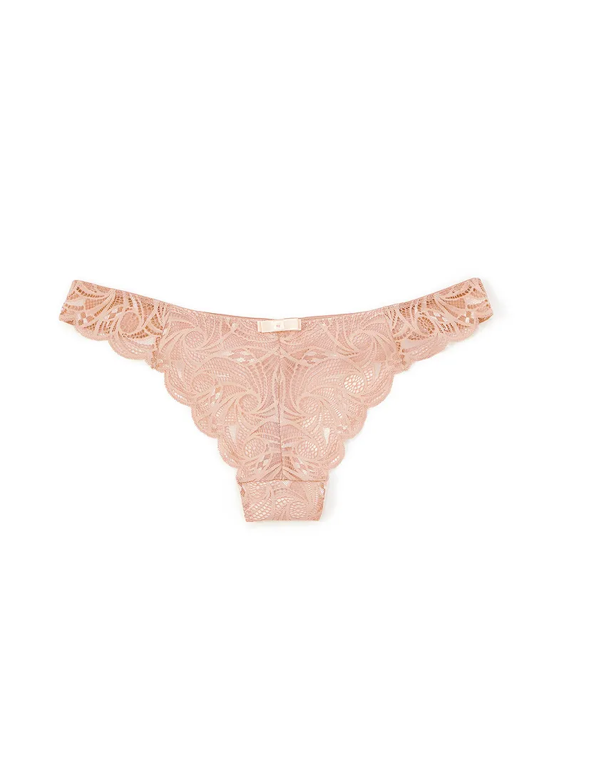 Lulu Thong Medium Beige panty bundle Model 1