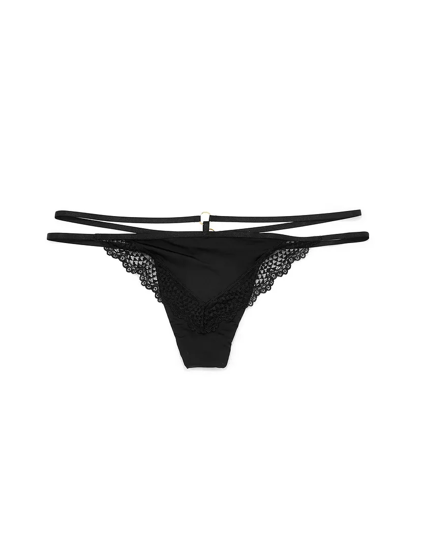Marca Thong Black panty bundle Model 1