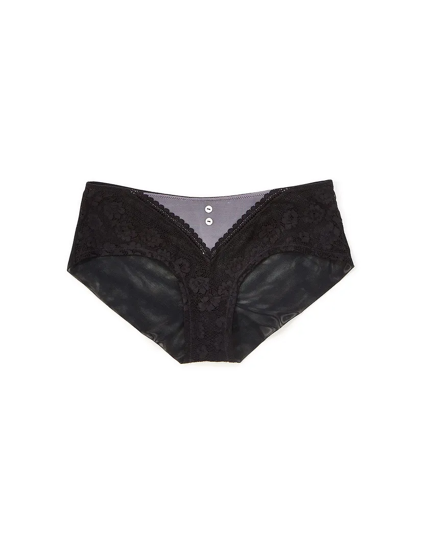 Hermione Hipster Black panty bundle Model 1