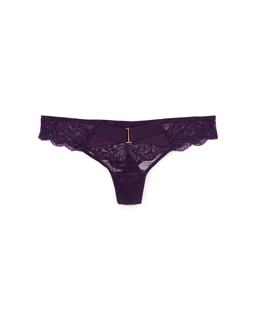 Monett Thong Dark Purple panty bundle Still 1